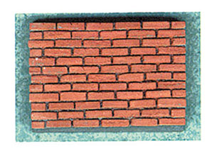 Dollhouse Miniature Common Red Brick, 325Pcs